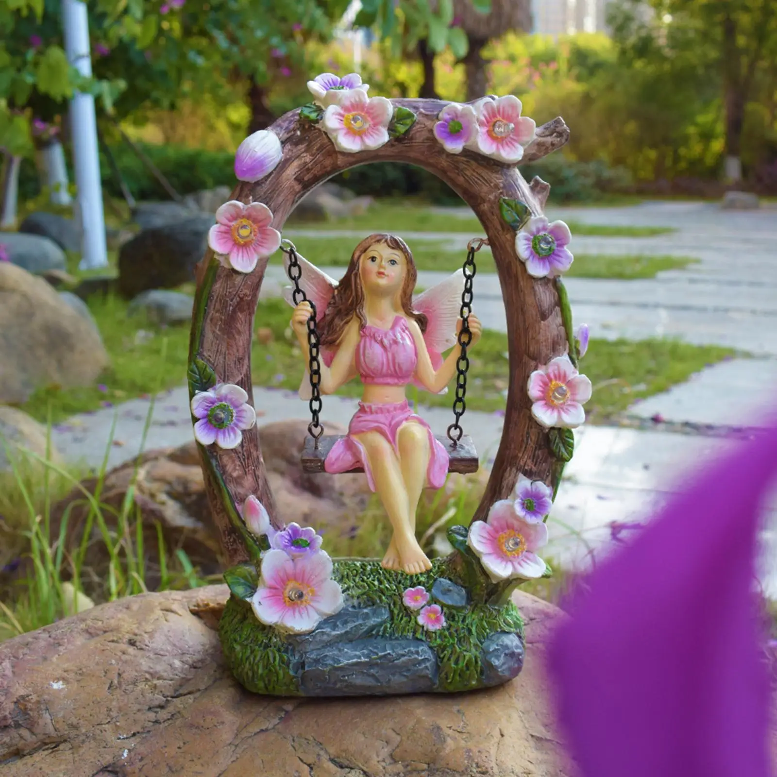 Fairy Statue Resin Solar Powered Garden Sculpture Outdoor Decorative Figurine Yard Ornament for Garden Decoration
Fairy Statue Resin Solar Powered Garden Sculpture Outdoor Decorative Figurine Yard Ornament for Garden Decoration