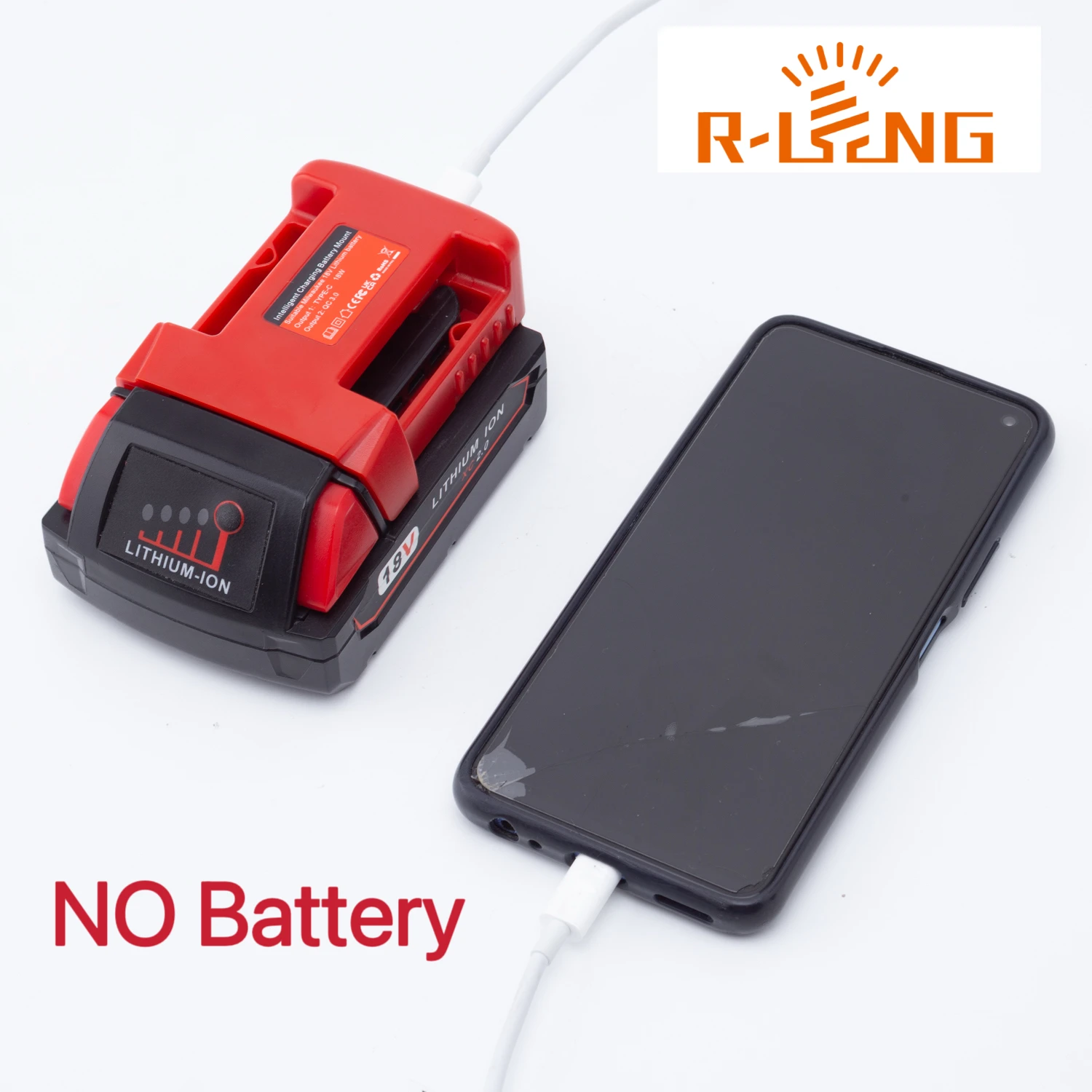 Mobile Phone Fast Charging Mobile Power Supply Portable Adapter Accessories For Milwaukee 18V Lithium Battery (Without Battrey)
Mobile Phone Fast Charging Mobile Power Supply Portable Adapter Accessories For Milwaukee 18V Lithium Battery (Without Battrey)