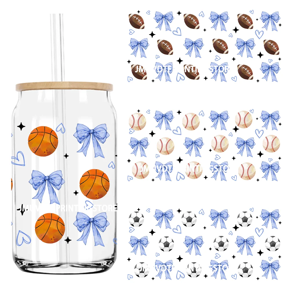 Coquette Softball Blue Bow UV DTF Sticker For 16OZ Libbey Glass Cup Can Wrap Transfer Stickers Custom Labels DIY Logo Sport Era
Coquette Softball Blue Bow UV DTF Sticker For 16OZ Libbey Glass Cup Can Wrap Transfer Stickers Custom Labels DIY Logo Sport Era