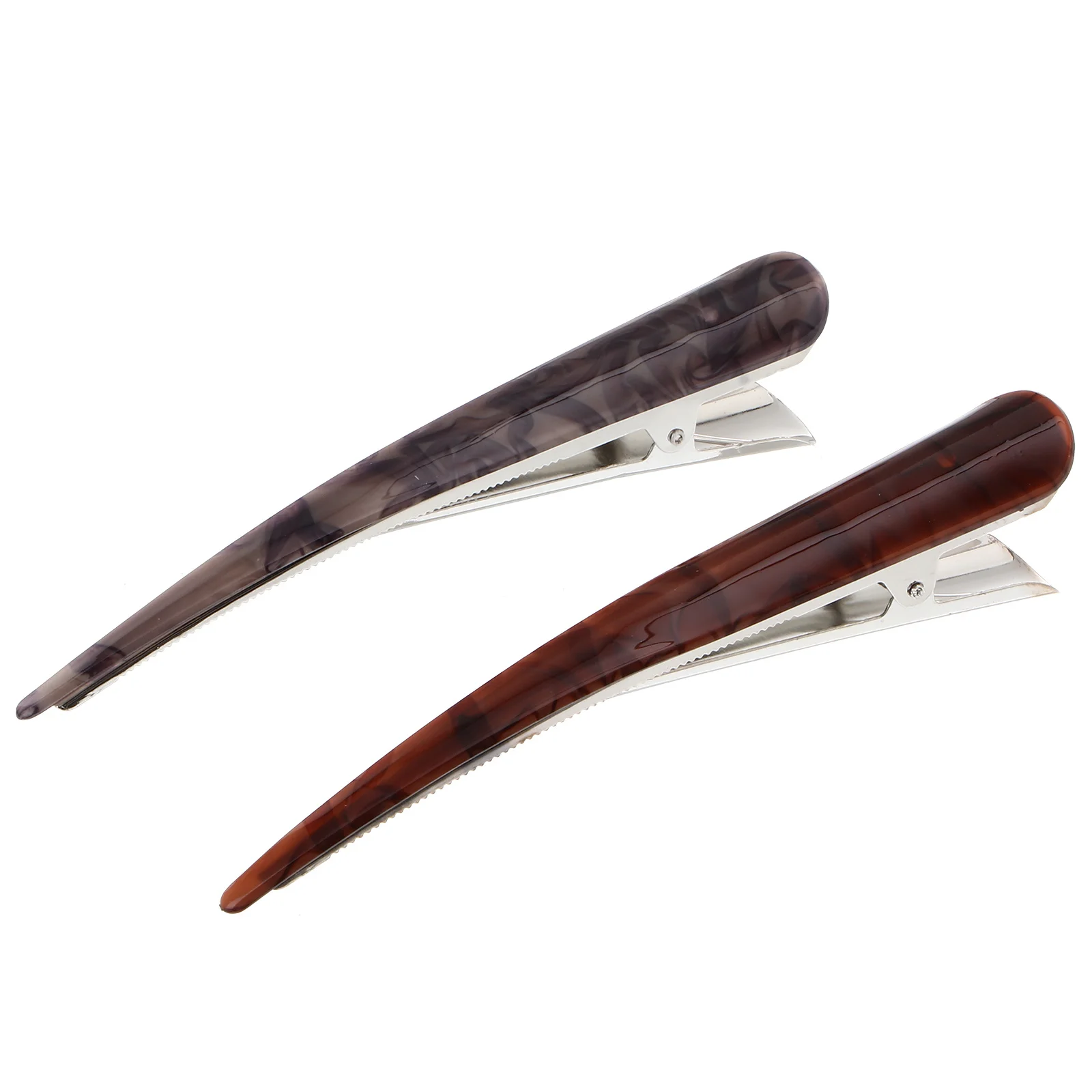 2pcs Duckbill Clips Non-Slip Double Prong Metal Alligator Hair Clips For Dyeing Salon Girls Women Hairstyle Tools
2pcs Duckbill Clips Non-Slip Double Prong Metal Alligator Hair Clips For Dyeing Salon Girls Women Hairstyle Tools