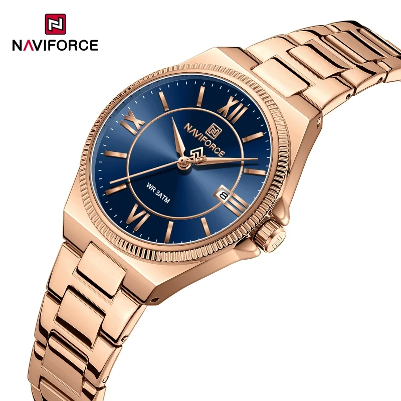 NAVIFORCE 5073 New Fashion Business Women's Watch Waterproof Calendar Exquisite Steel Strip Date Luxury Watch Regalos Para Mujer
NAVIFORCE 5073 New Fashion Business Women's Watch Waterproof Calendar Exquisite Steel Strip Date Luxury Watch Regalos Para Mujer