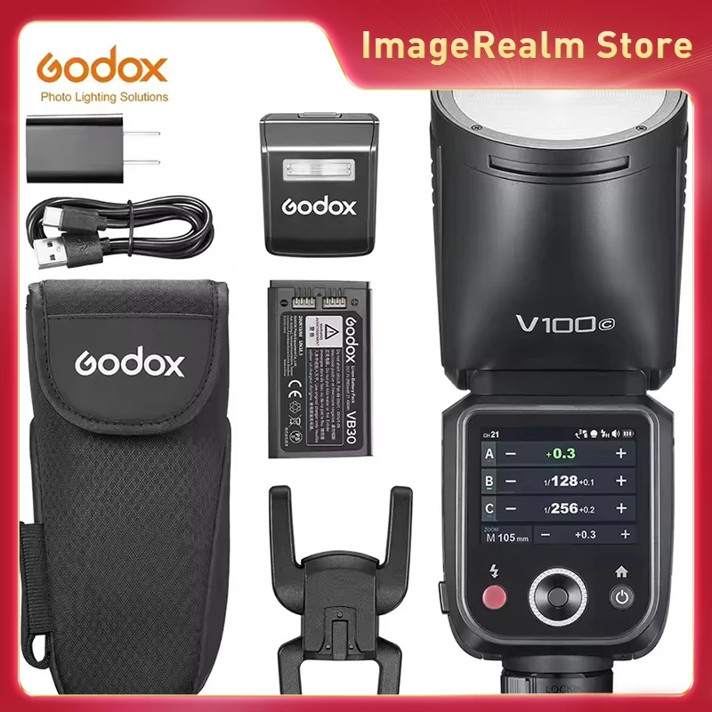 Новая вспышка для камеры Godox V100 с круглой головкой, вспышка Speedlite с беспроводной передачей для Canon Nikon Sony Fuji Olympus
Новая вспышка для камеры Godox V100 с круглой головкой, вспышка Speedlite с беспроводной передачей для Canon Nikon Sony Fuji Olympus