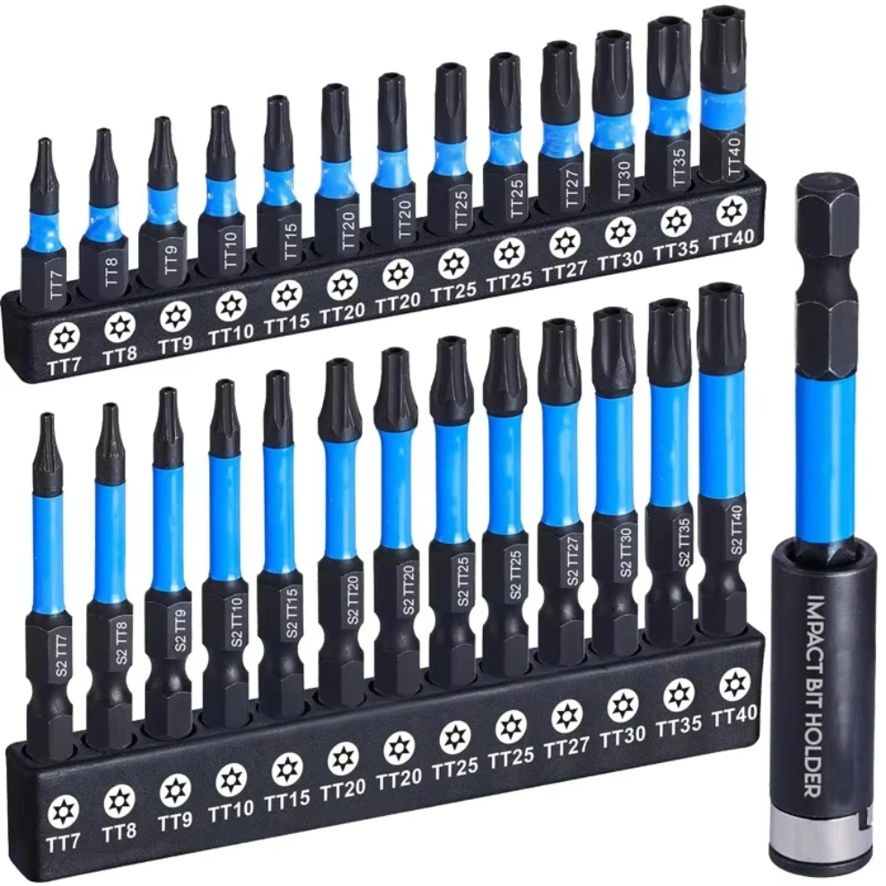10/20PCS Impact Torx Drill Bit Set Hex Head Shank Magnetic Screw Driver Screwdriver Bits Wrench S2 Electric Drill Tools
10/20PCS Impact Torx Drill Bit Set Hex Head Shank Magnetic Screw Driver Screwdriver Bits Wrench S2 Electric Drill Tools