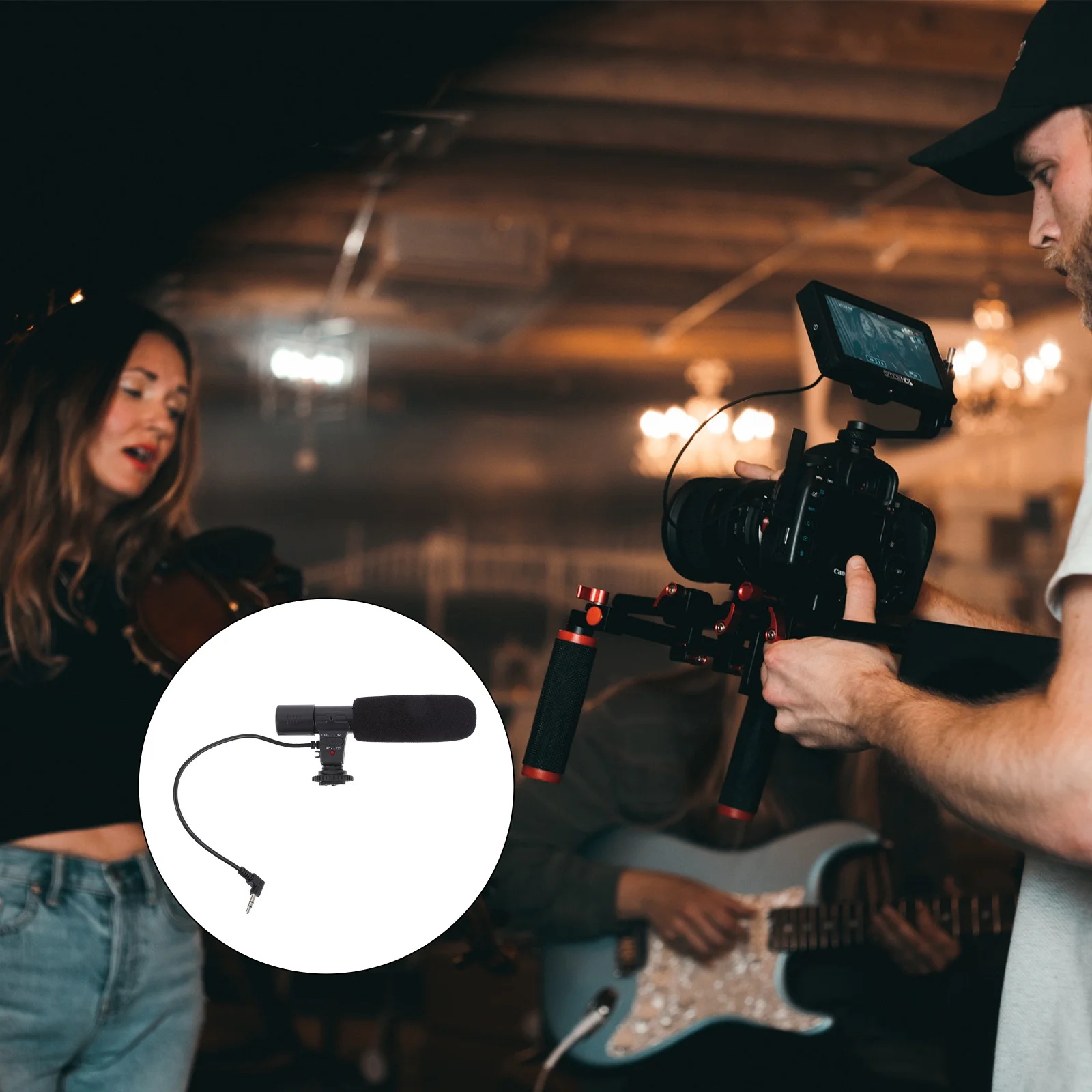 DSLR Camera Microphone Digital Voice Tube Smartphone Travel Audio Recorder Interview Accessory 35mm Jack Small Size High
DSLR Camera Microphone Digital Voice Tube Smartphone Travel Audio Recorder Interview Accessory 35mm Jack Small Size High