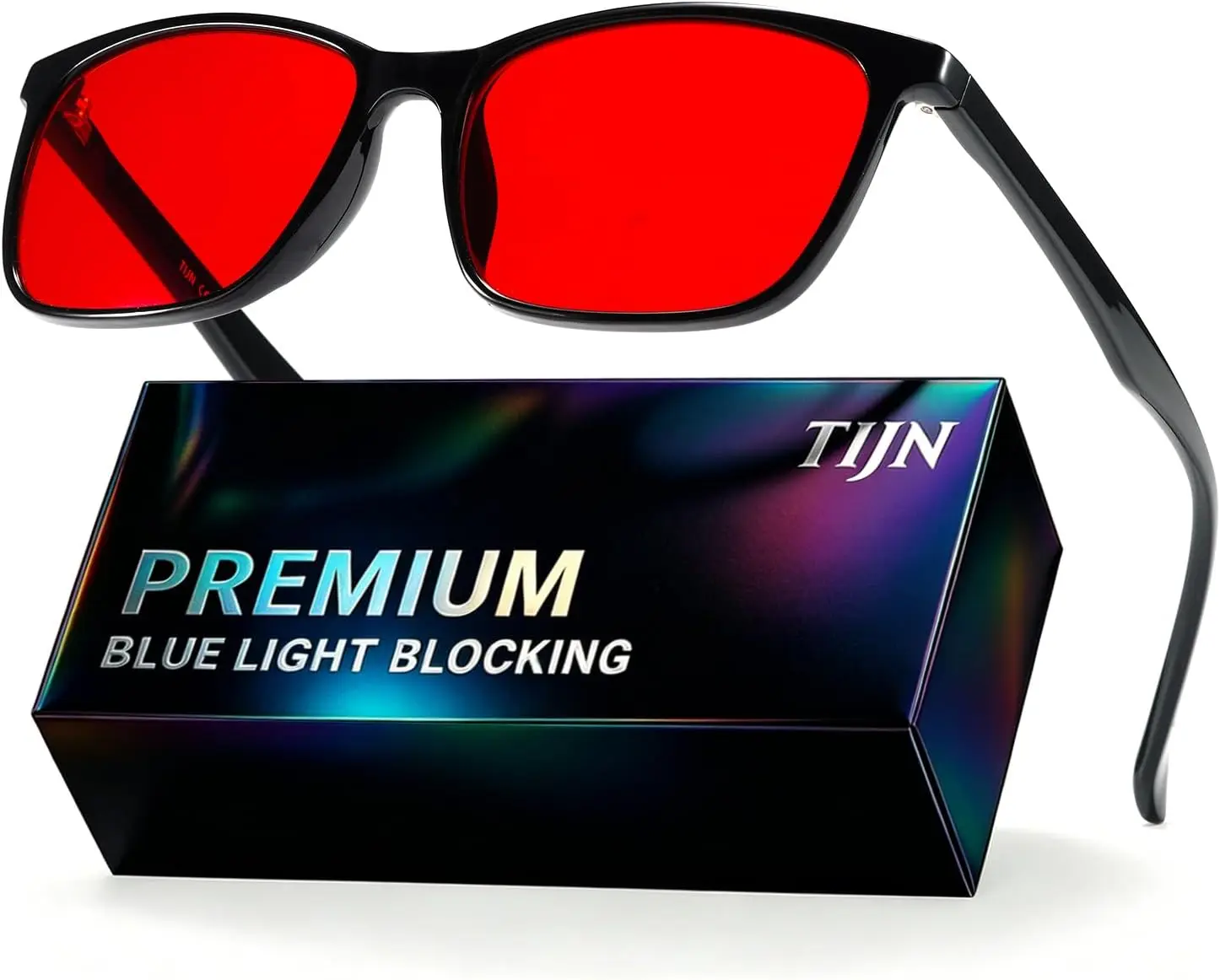 99.9% TR90 Blue Green Light Blocking Dual AR Coatings Red Lens Glasses for Computer Gaming Reduce Eyestrain
99.9% TR90 Blue Green Light Blocking Dual AR Coatings Red Lens Glasses for Computer Gaming Reduce Eyestrain