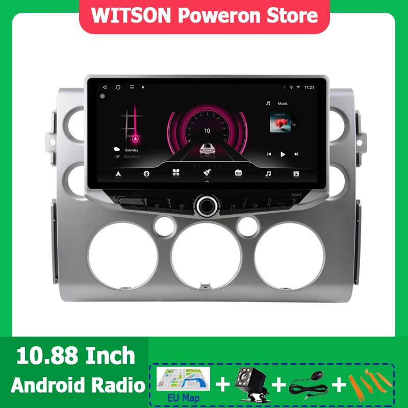 WITSON автомобильный Android стерео авто радио для Toyota FJ Cruiser 2006-2022 с кнопкой auto Media gps carplay 10,88 ''экран
WITSON автомобильный Android стерео авто радио для Toyota FJ Cruiser 2006-2022 с кнопкой auto Media gps carplay 10,88 ''экран