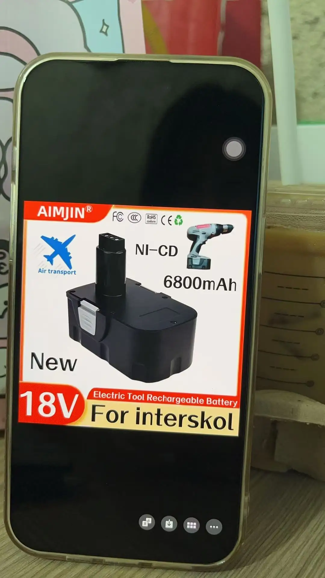 rechargeable For interskol 18V 6800mAh screwdriver electric tool battery H18 Power Tool Replacement Cordless Drill Battery
rechargeable For interskol 18V 6800mAh screwdriver electric tool battery H18 Power Tool Replacement Cordless Drill Battery