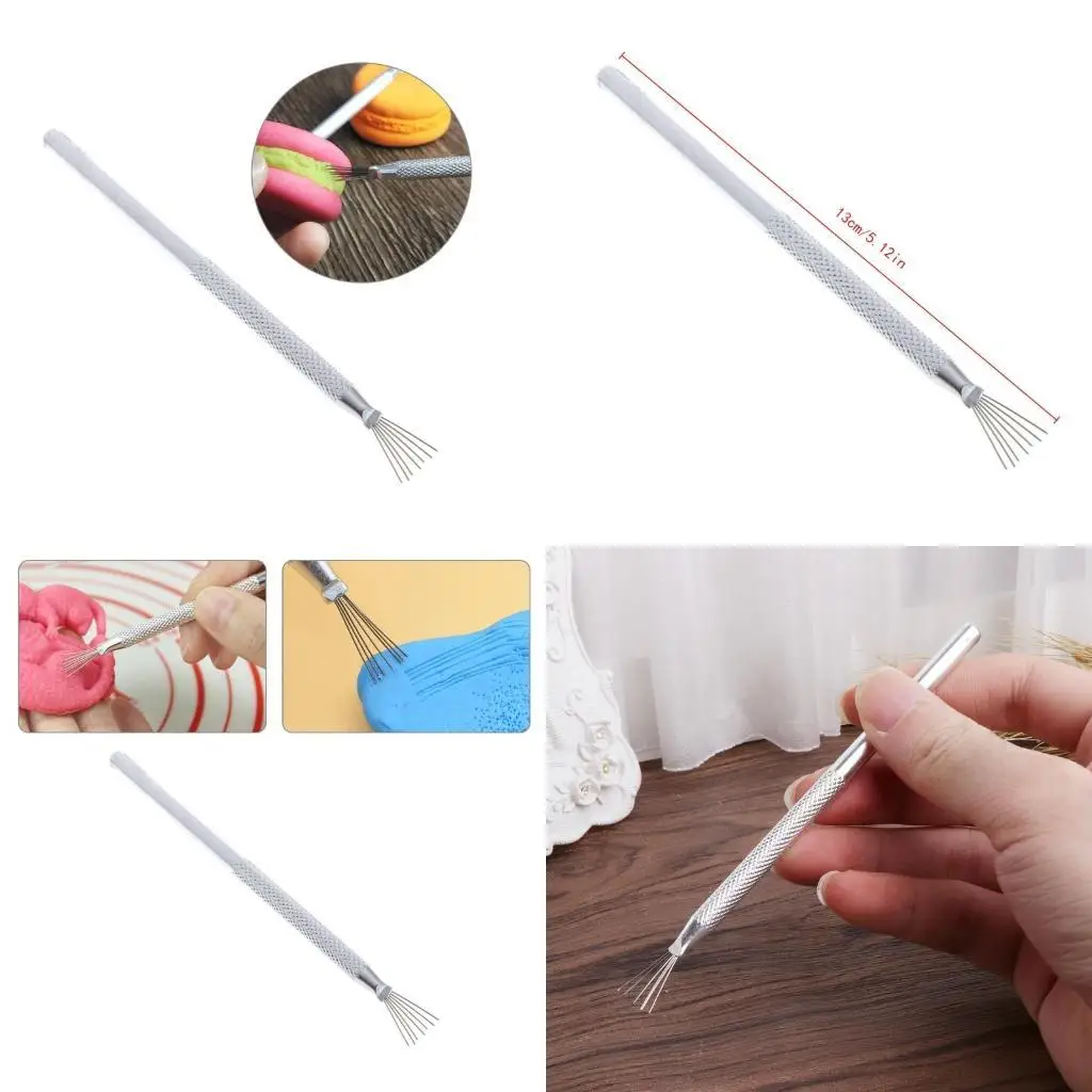 G6KF 7 pin Clay Sculpture Poke Needle Steel Wire Brush Metal Modelling DIY Tools
G6KF 7 pin Clay Sculpture Poke Needle Steel Wire Brush Metal Modelling DIY Tools