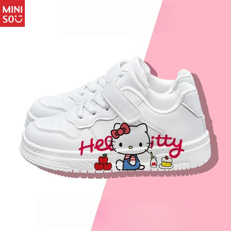 Miniso Hello Kitty Low Top Canvas Shoes for Girls, Cute Cartoon White Sneakers for Kids
Miniso Hello Kitty Low Top Canvas Shoes for Girls, Cute Cartoon White Sneakers for Kids