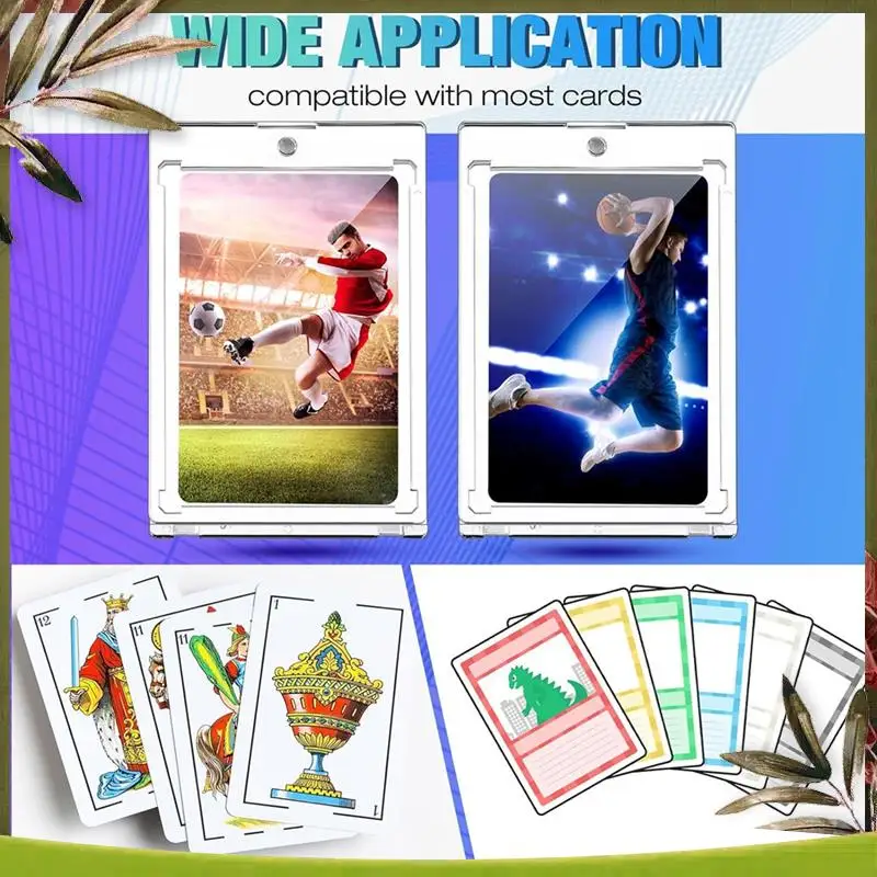 Reliable-100 Pt Magnetic Card Holders For Trading Cards, Magnetic Card Holders For Thick Baseball Football Hockey Cards
Reliable-100 Pt Magnetic Card Holders For Trading Cards, Magnetic Card Holders For Thick Baseball Football Hockey Cards