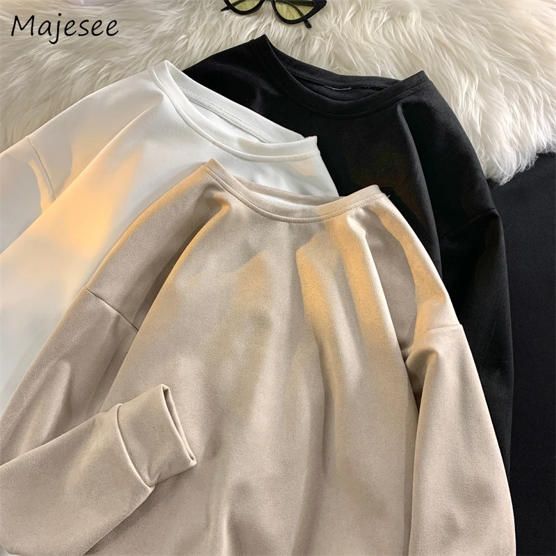 Ins O-neck Sweatshirts Men Basic Baggy Vintage Couple Свитшот All-match Harajuku Autumn Sweatshirt Male College Streetwear New
Ins O-neck Sweatshirts Men Basic Baggy Vintage Couple Свитшот All-match Harajuku Autumn Sweatshirt Male College Streetwear New