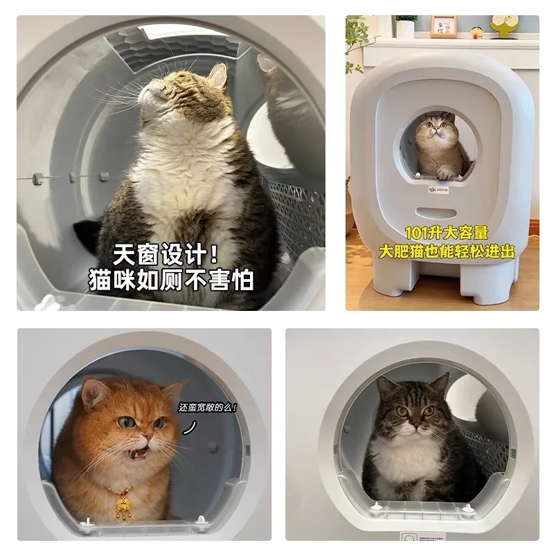 Jupong Changxing Automatic Cat Litter Box No. Smart Cat Toilet Electric Cat Products Anti-splash Closed Shit Shoveling Machine
Jupong Changxing Automatic Cat Litter Box No. Smart Cat Toilet Electric Cat Products Anti-splash Closed Shit Shoveling Machine