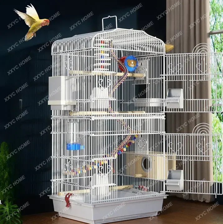Bird Cage Parrot Household Large Large Luxury Extra Large Breeding Tiger Skin Xuanfeng Special
Bird Cage Parrot Household Large Large Luxury Extra Large Breeding Tiger Skin Xuanfeng Special
