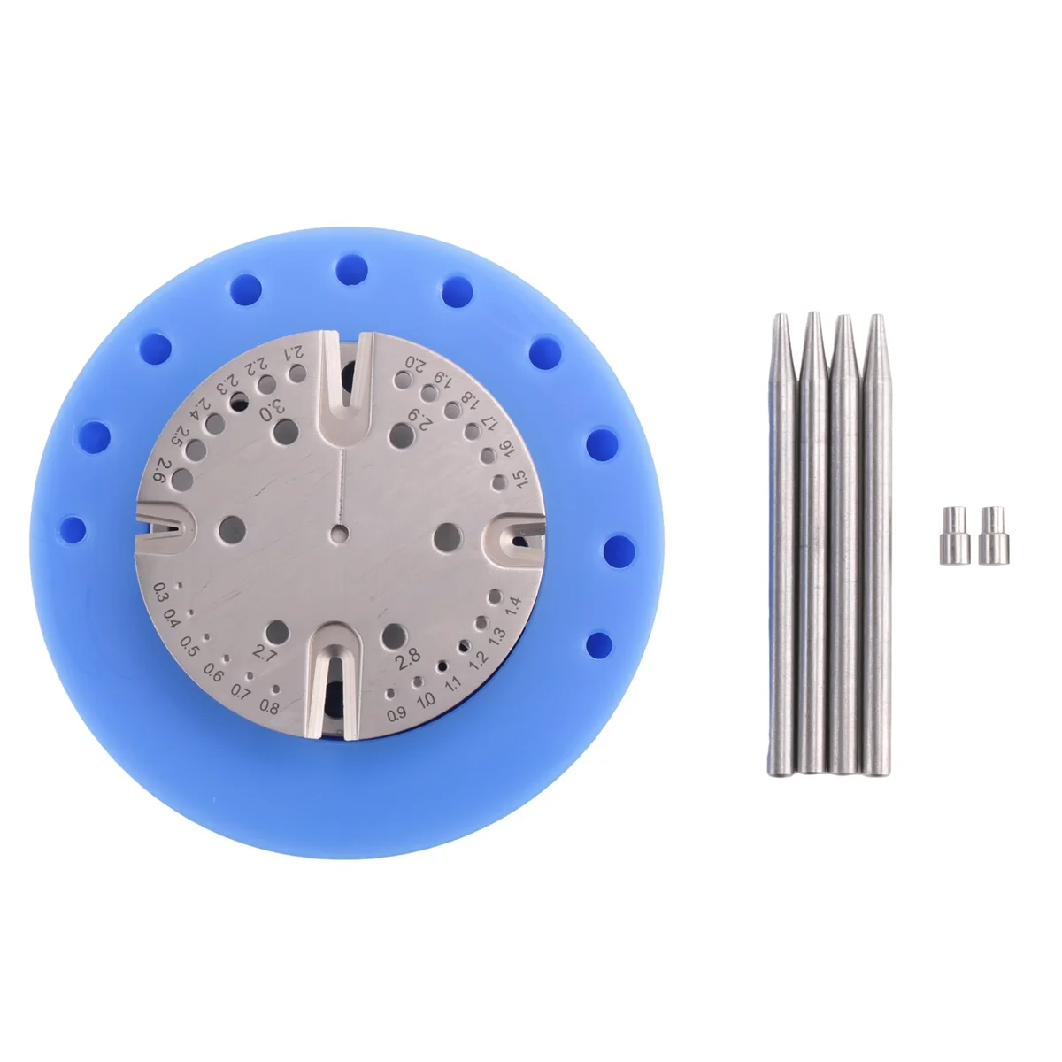 Hot sale Watch Repair Tool Steel Punch Pin Removal and Installation of Balance Wheel Hairspring Shaft Core Kits Enhanced Edition
Hot sale Watch Repair Tool Steel Punch Pin Removal and Installation of Balance Wheel Hairspring Shaft Core Kits Enhanced Edition