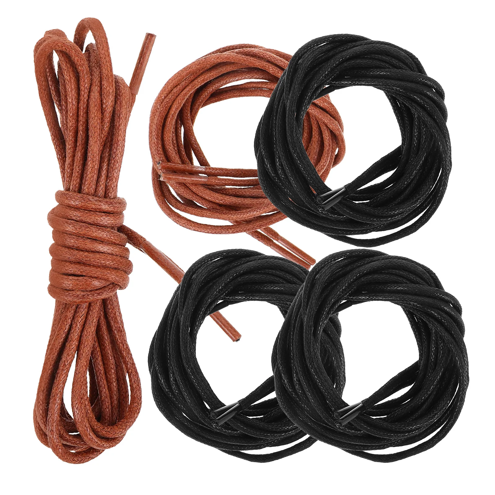 4Pairs Waxed Round Laces Versatile Application for High Top Shoes Boots Men Women Long-Lasting Wear-Resistant Elegant Shoe Laces
4Pairs Waxed Round Laces Versatile Application for High Top Shoes Boots Men Women Long-Lasting Wear-Resistant Elegant Shoe Laces