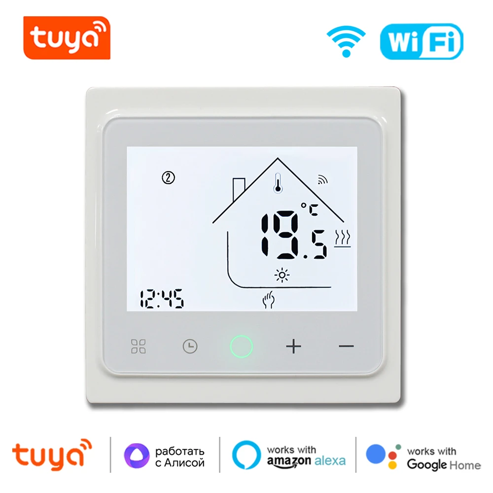 Tuya Smart WiFi Thermostat for Electric/Water Heating/Gas Water Boiler Home Temperature Controller Work for Alexa Google Alice
Tuya Smart WiFi Thermostat for Electric/Water Heating/Gas Water Boiler Home Temperature Controller Work for Alexa Google Alice