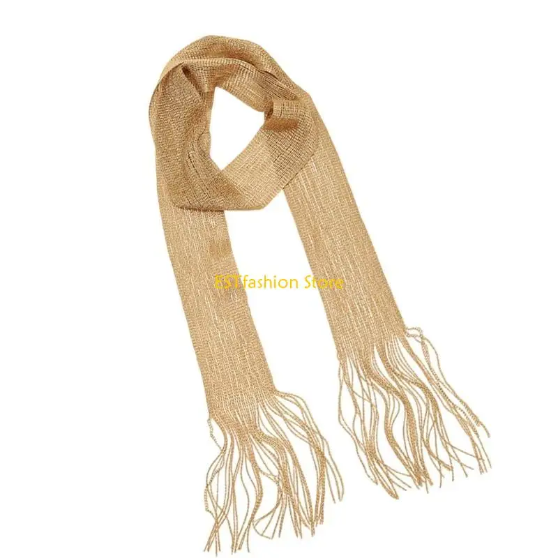 Y5GC Hand Tied Hairband Fringed Neck Scarf Women Long Scarf Neckwear for Formal Event
Y5GC Hand Tied Hairband Fringed Neck Scarf Women Long Scarf Neckwear for Formal Event
