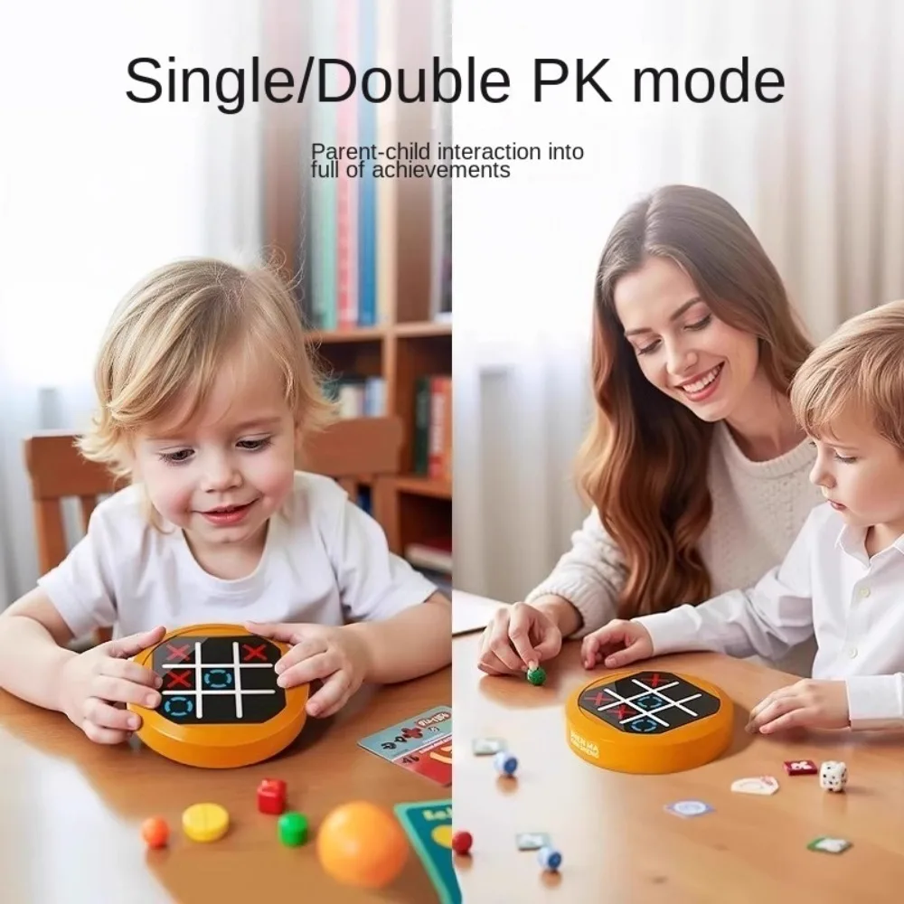 4-in-1 Tic Tac Toe Game Handheld Thinking Exercise Electronic Montessori Board Educational Memory Growth Table Chess Game
4-in-1 Tic Tac Toe Game Handheld Thinking Exercise Electronic Montessori Board Educational Memory Growth Table Chess Game