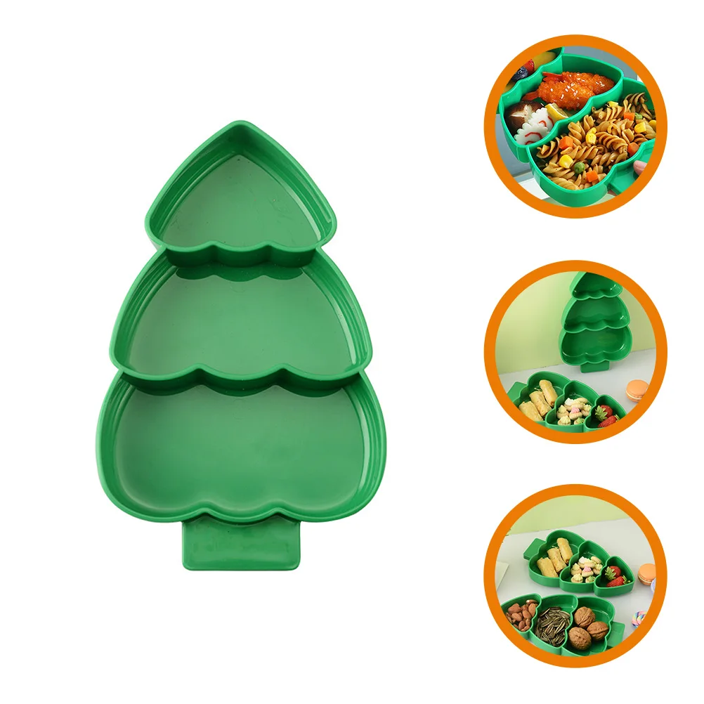 Christmas Tree Snack Dessert Plate Candy Dish Reusable Plastic Multi-Grid Fruit Storage Tray Household Nut Serving Food
Christmas Tree Snack Dessert Plate Candy Dish Reusable Plastic Multi-Grid Fruit Storage Tray Household Nut Serving Food