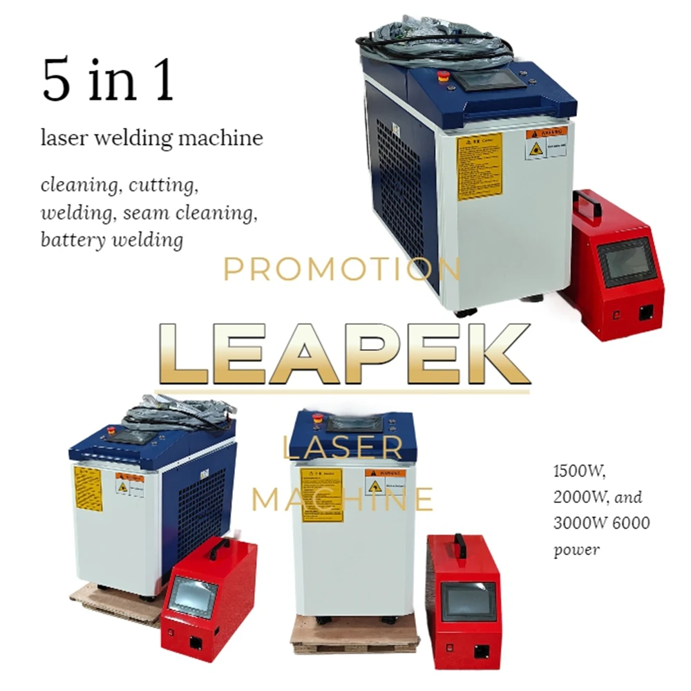 5 in 1 1500W 2000W 3000W MAX BWT Handheld Laser Welding Machine for Battery Welding Metal Stainless Steel Carbon Steel Aluminum
5 in 1 1500W 2000W 3000W MAX BWT Handheld Laser Welding Machine for Battery Welding Metal Stainless Steel Carbon Steel Aluminum