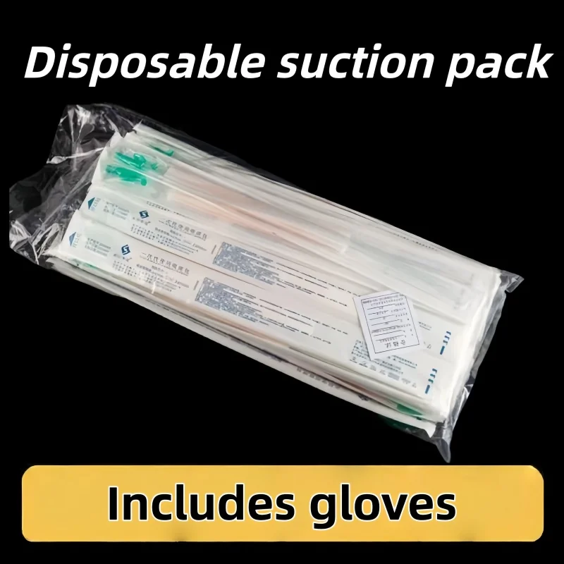 50 Pcs Medical Grade Disposable Suction Catheters, Extra-Long Silicone Airway Tube for Home & Clinical Use
50 Pcs Medical Grade Disposable Suction Catheters, Extra-Long Silicone Airway Tube for Home & Clinical Use