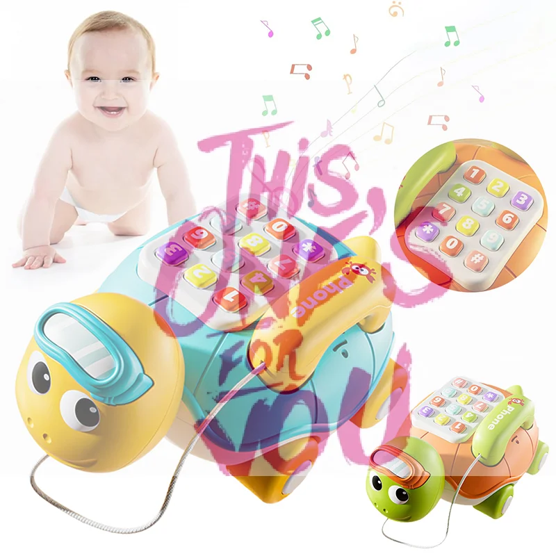 【BS】Musical Turtle Crawling Baby Toys Interactive Baby Phone Toy With Music Lights Toddlers Early Learning Educational Toys
【BS】Musical Turtle Crawling Baby Toys Interactive Baby Phone Toy With Music Lights Toddlers Early Learning Educational Toys