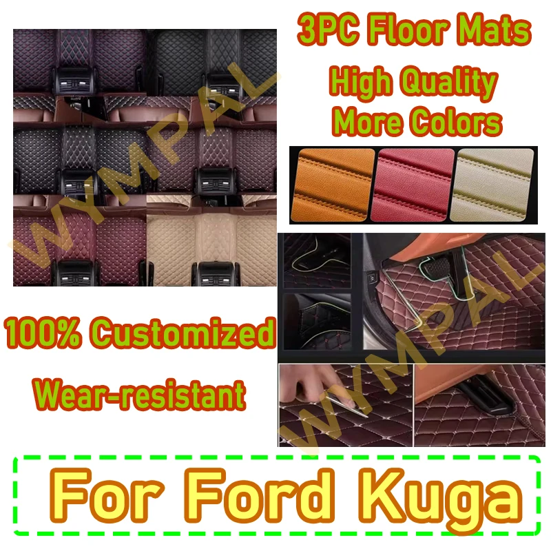 Luxury Car Floor mats For Ford Kuga Escape Facelift 2019 2018 2017 2016 2015 2014 Carpets Parts Leather Rugs Pads Interior Mats
Luxury Car Floor mats For Ford Kuga Escape Facelift 2019 2018 2017 2016 2015 2014 Carpets Parts Leather Rugs Pads Interior Mats