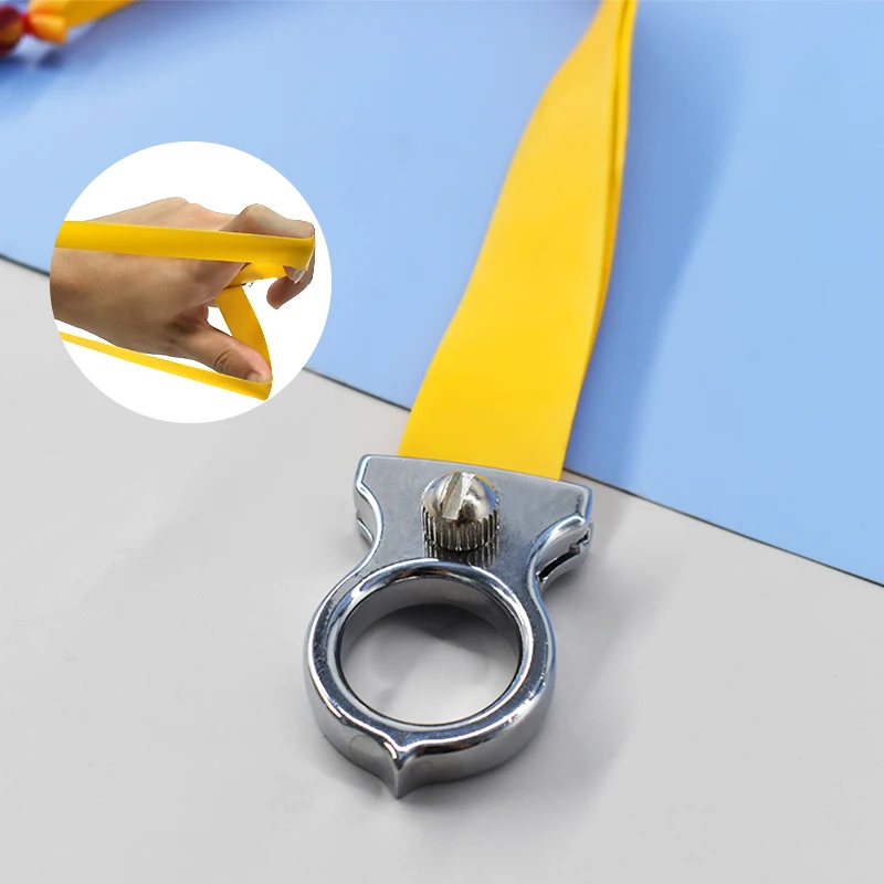 Stainless Steel Portable Pocket Catapult Ring Slingshot Finger Slingshot Catapult With Rubber Band Simple Shooting Toy
Stainless Steel Portable Pocket Catapult Ring Slingshot Finger Slingshot Catapult With Rubber Band Simple Shooting Toy