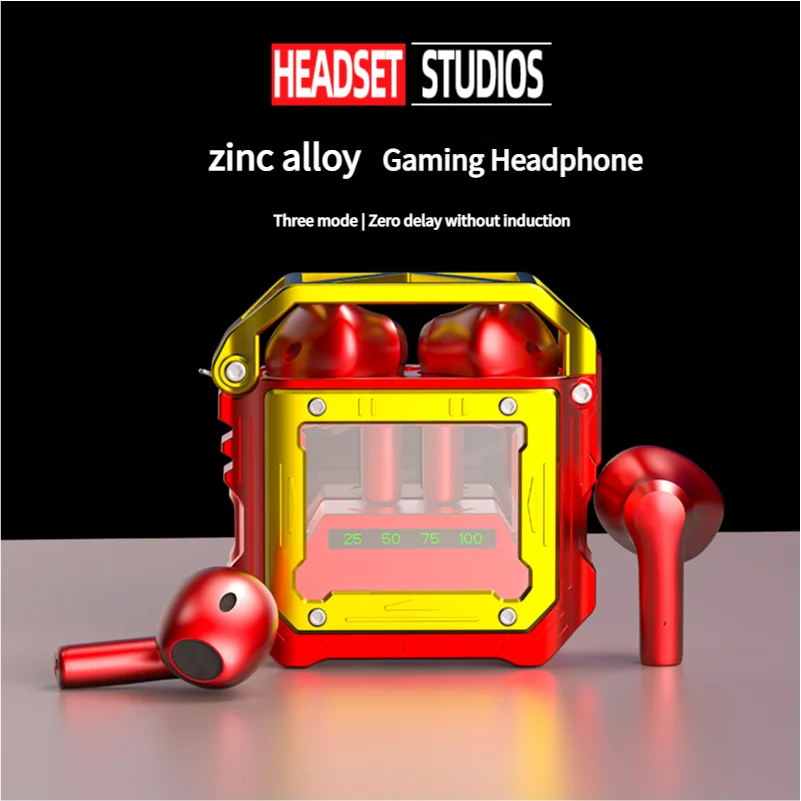 Earphone Bluetooth 5.3 Zinc Alloy Gaming Earbuds HIFI Stereo Dual Mode Bluetooth Headphones Headsets Gamer Metal Material JX50
Earphone Bluetooth 5.3 Zinc Alloy Gaming Earbuds HIFI Stereo Dual Mode Bluetooth Headphones Headsets Gamer Metal Material JX50