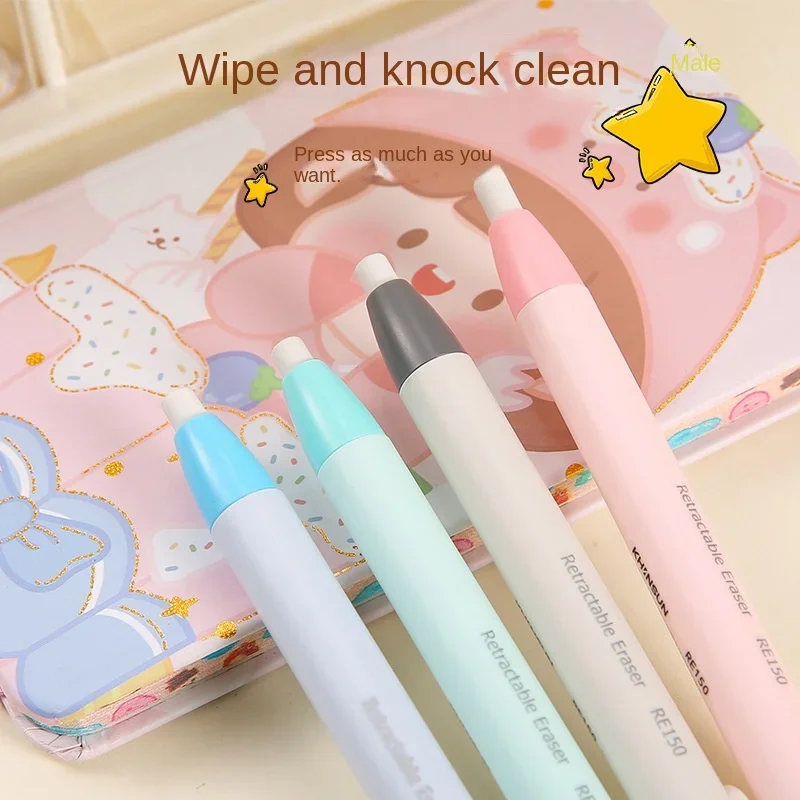 Pen Shape Press Type Pencil Eraser Replaceable Core Sketching Painting School Writing Erase Supplies Stationery Student Gifts
Pen Shape Press Type Pencil Eraser Replaceable Core Sketching Painting School Writing Erase Supplies Stationery Student Gifts