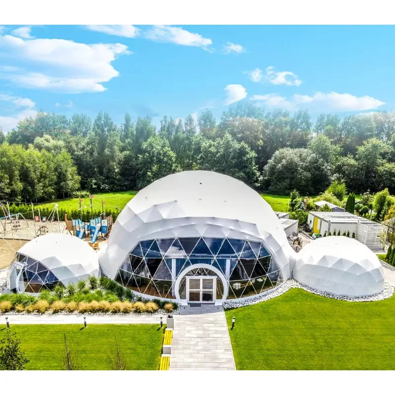 High Quality 6m Modern Geodesic Dome Tent Fabric PVC Aluminum For Party Event Canopy 10m 15m Starry Sky Dome Tent
High Quality 6m Modern Geodesic Dome Tent Fabric PVC Aluminum For Party Event Canopy 10m 15m Starry Sky Dome Tent