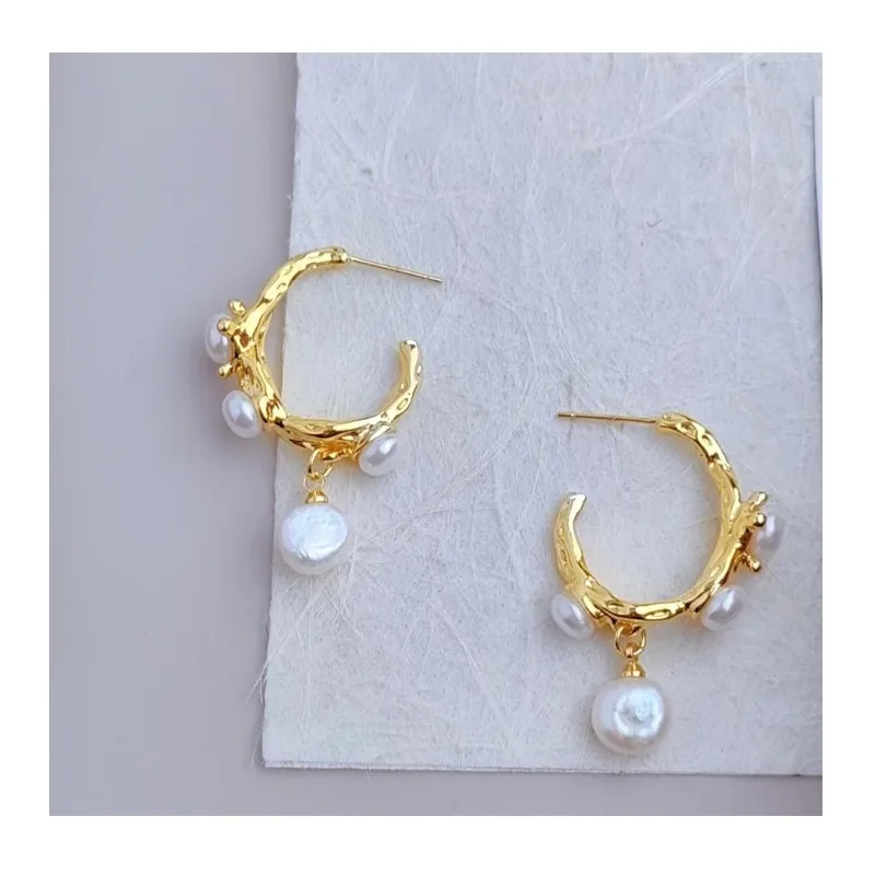 Light Luxury High-end Natural Pearl Women's Earrings Autumn and Winter Exaggerated Earrings Needle Earrings
Light Luxury High-end Natural Pearl Women's Earrings Autumn and Winter Exaggerated Earrings Needle Earrings