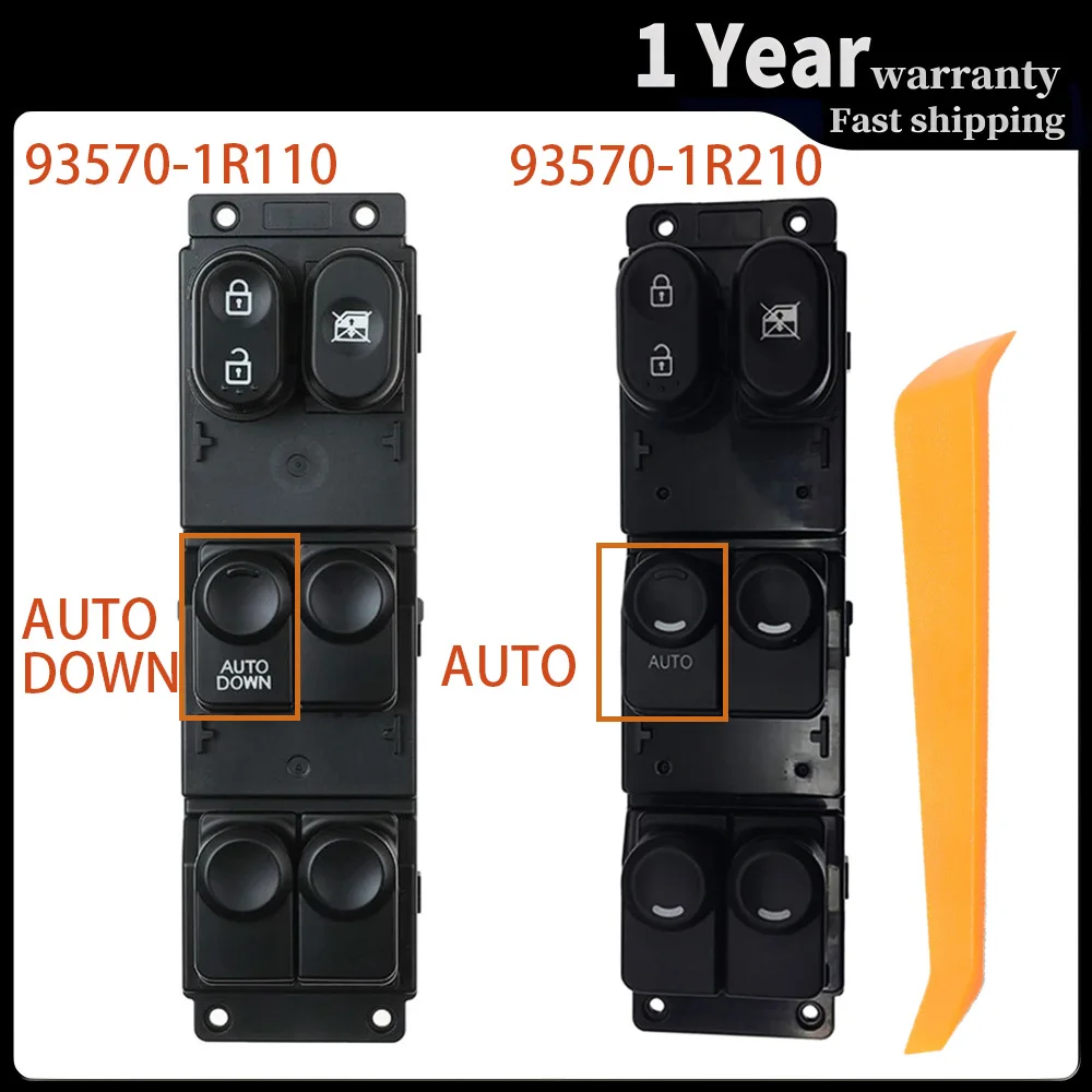 For Hyundai Accent 2010-2016 Front Left Side Electric Power Window Switch Master Lifter Control Button 93570-1R210 93570-1R110
For Hyundai Accent 2010-2016 Front Left Side Electric Power Window Switch Master Lifter Control Button 93570-1R210 93570-1R110