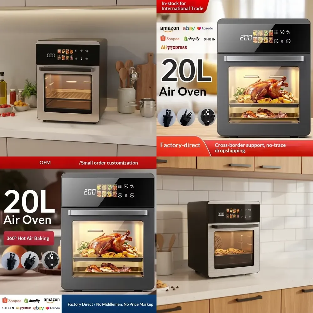 20L Large Capacity Visual Intelligent Household SMART Air Fryer Oven Multi-Function Touch Screen All-In-One Machine
20L Large Capacity Visual Intelligent Household SMART Air Fryer Oven Multi-Function Touch Screen All-In-One Machine