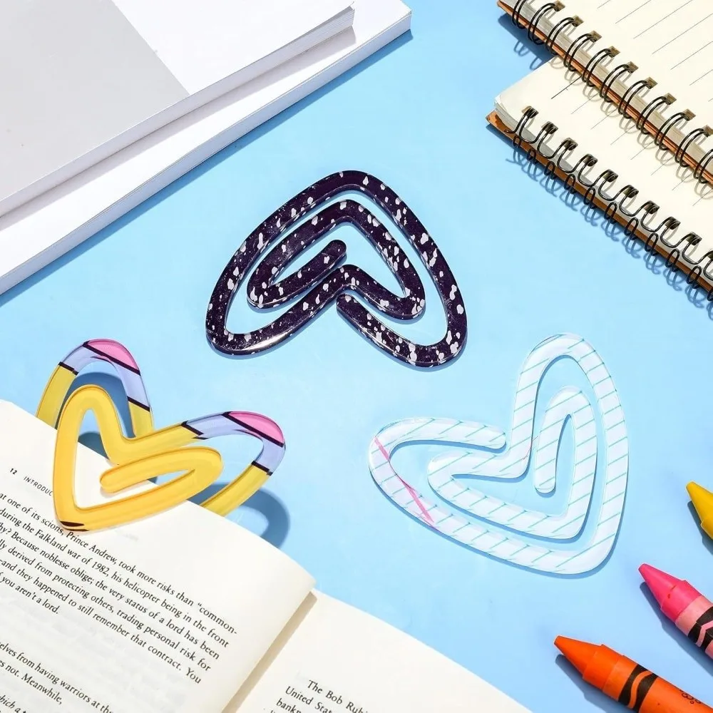 9pcs Acrylic Dye Sublimation Blanks Paper Clip Creative Love Heart Heat Transfer Bookmark Big Size Pen DIY Pattern Paper Clip
9pcs Acrylic Dye Sublimation Blanks Paper Clip Creative Love Heart Heat Transfer Bookmark Big Size Pen DIY Pattern Paper Clip