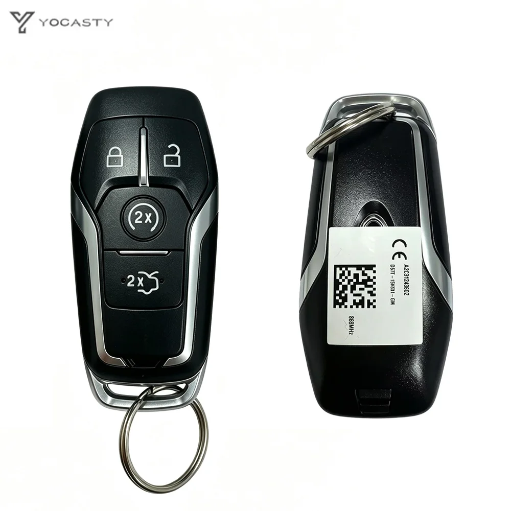 YOCASTY Original New For Ford Smart Card 4 Button 868MHz HITAG PRO 49 Chip DS7T-15K601-GL A2C31243602 CMIIT ID: 2014DJ2178
YOCASTY Original New For Ford Smart Card 4 Button 868MHz HITAG PRO 49 Chip DS7T-15K601-GL A2C31243602 CMIIT ID: 2014DJ2178