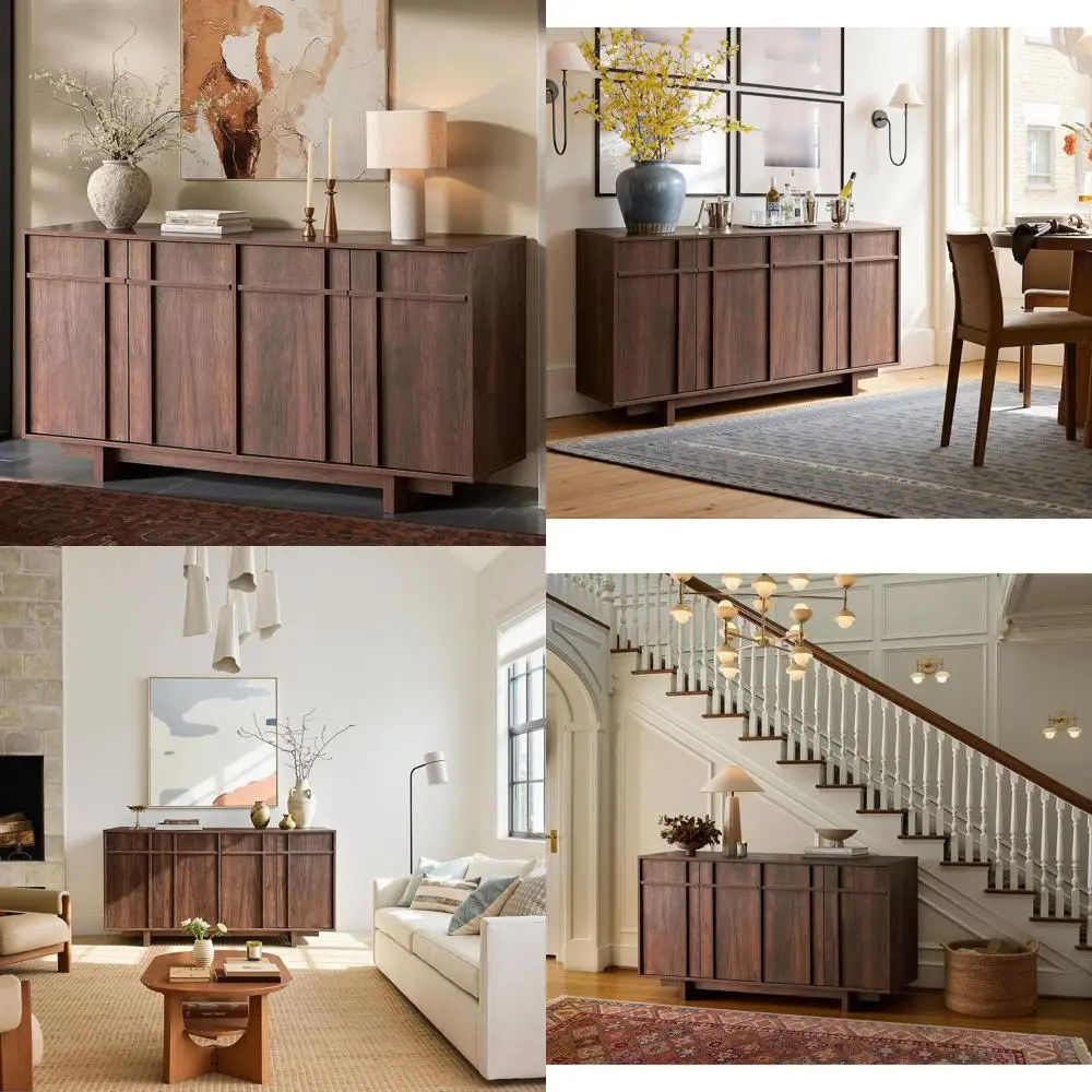 Sideboard Buet Cabinet with Storage, Century ern Accent Cabinet with Skeleton Line & Wood Grain Texture, 63" Minimalist Crza or
Sideboard Buet Cabinet with Storage, Century ern Accent Cabinet with Skeleton Line & Wood Grain Texture, 63" Minimalist Crza or