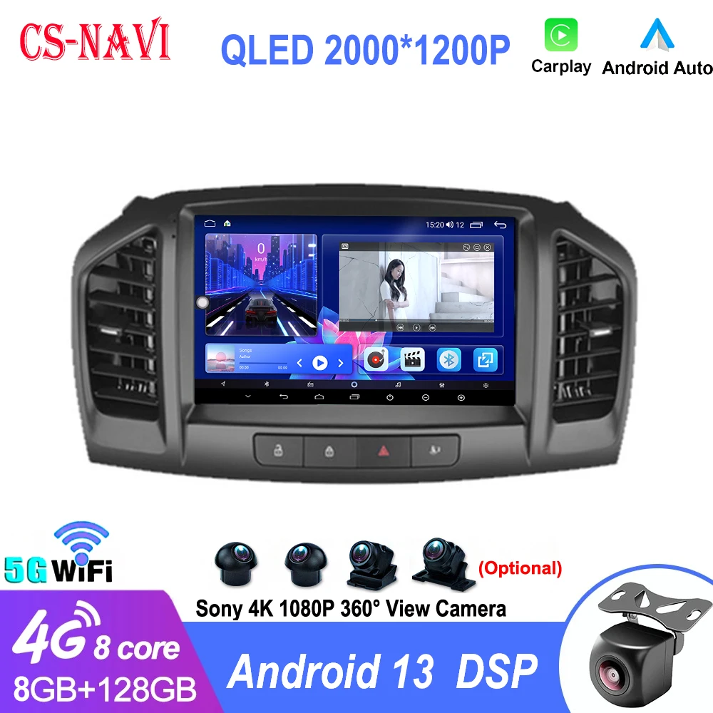 Автомагнитола для Buick Regal 2009- 2013/Opel Insignia 2008-2012, мультимедийный видеоплеер с GPS, 4G, DSP, Carplay, авто, Wi-Fi, Android 13
Автомагнитола для Buick Regal 2009- 2013/Opel Insignia 2008-2012, мультимедийный видеоплеер с GPS, 4G, DSP, Carplay, авто, Wi-Fi, Android 13