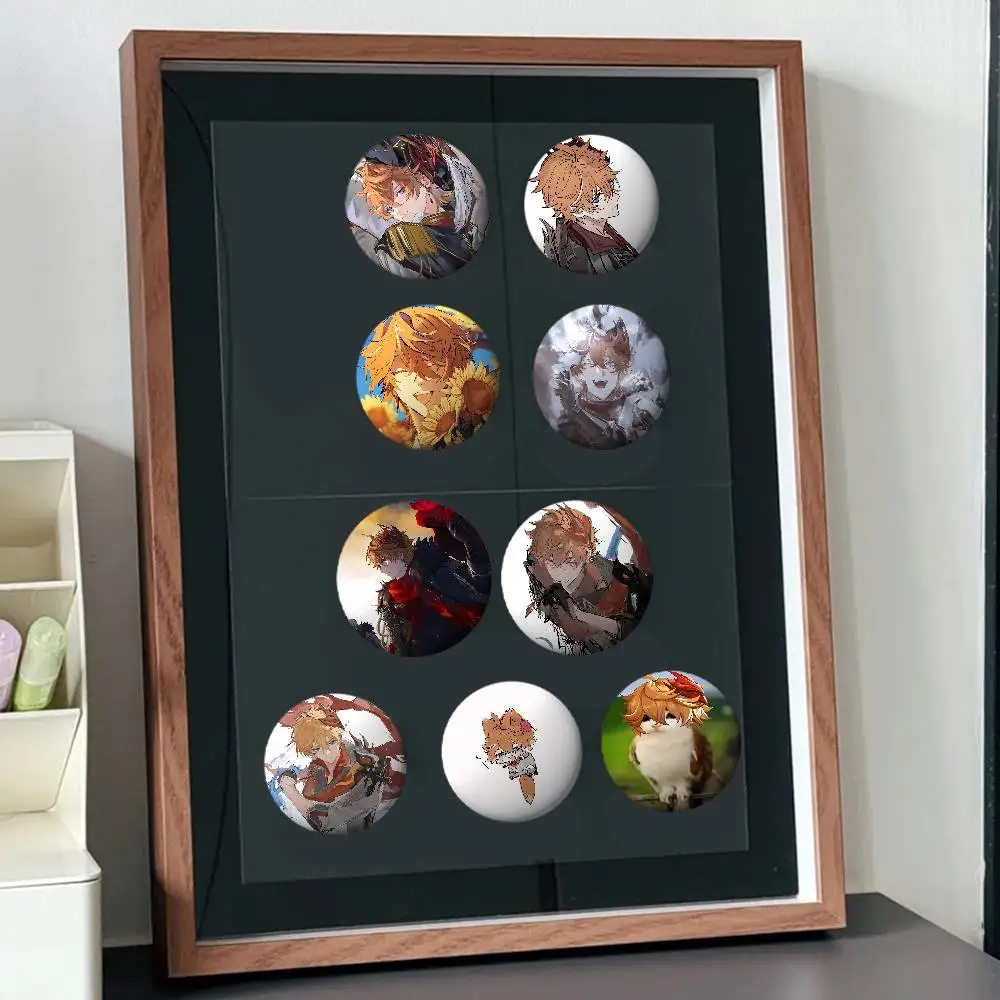 T-Tartaglia Brooches Stylish Ornament Pins Exquisite Round Badge Bag Accessories Jewelry Gifts
T-Tartaglia Brooches Stylish Ornament Pins Exquisite Round Badge Bag Accessories Jewelry Gifts