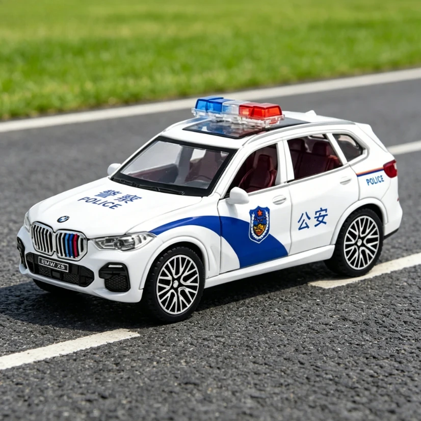 1:32 X5 Police Car High Simulation Diecast Sound and Light Car Metal Alloy Model Car Children's Toys Collection Gifts A630
1:32 X5 Police Car High Simulation Diecast Sound and Light Car Metal Alloy Model Car Children's Toys Collection Gifts A630
