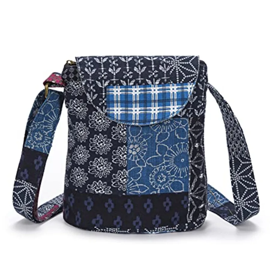 OPQRSTU Women's Retro Small Size Canvas Shoulder Bag Hippie Boho Crossbody Handbag
OPQRSTU Women's Retro Small Size Canvas Shoulder Bag Hippie Boho Crossbody Handbag