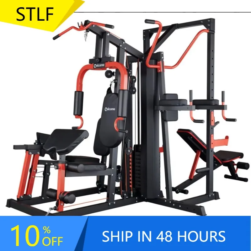YTYINSteel Five-Person Standing Fitness Equipment Multi-Functional Comprehensive Trainer Gym Sports Equipment Squat Leg Trainer
YTYINSteel Five-Person Standing Fitness Equipment Multi-Functional Comprehensive Trainer Gym Sports Equipment Squat Leg Trainer