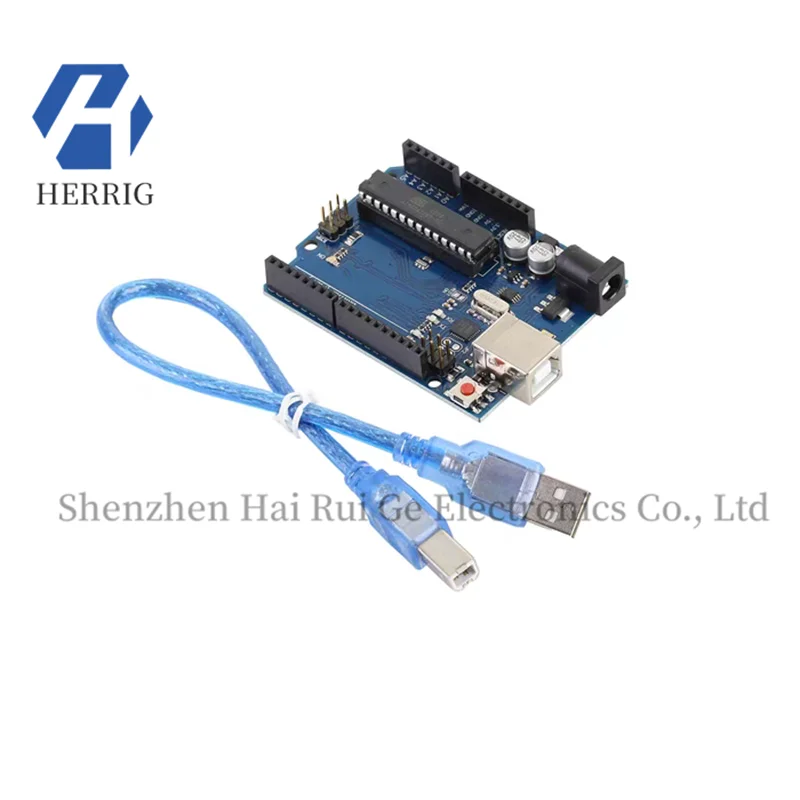 UNO R3 Development Board Official Version ATmega16U2 Free USB Cable Compatible with Arduino
UNO R3 Development Board Official Version ATmega16U2 Free USB Cable Compatible with Arduino