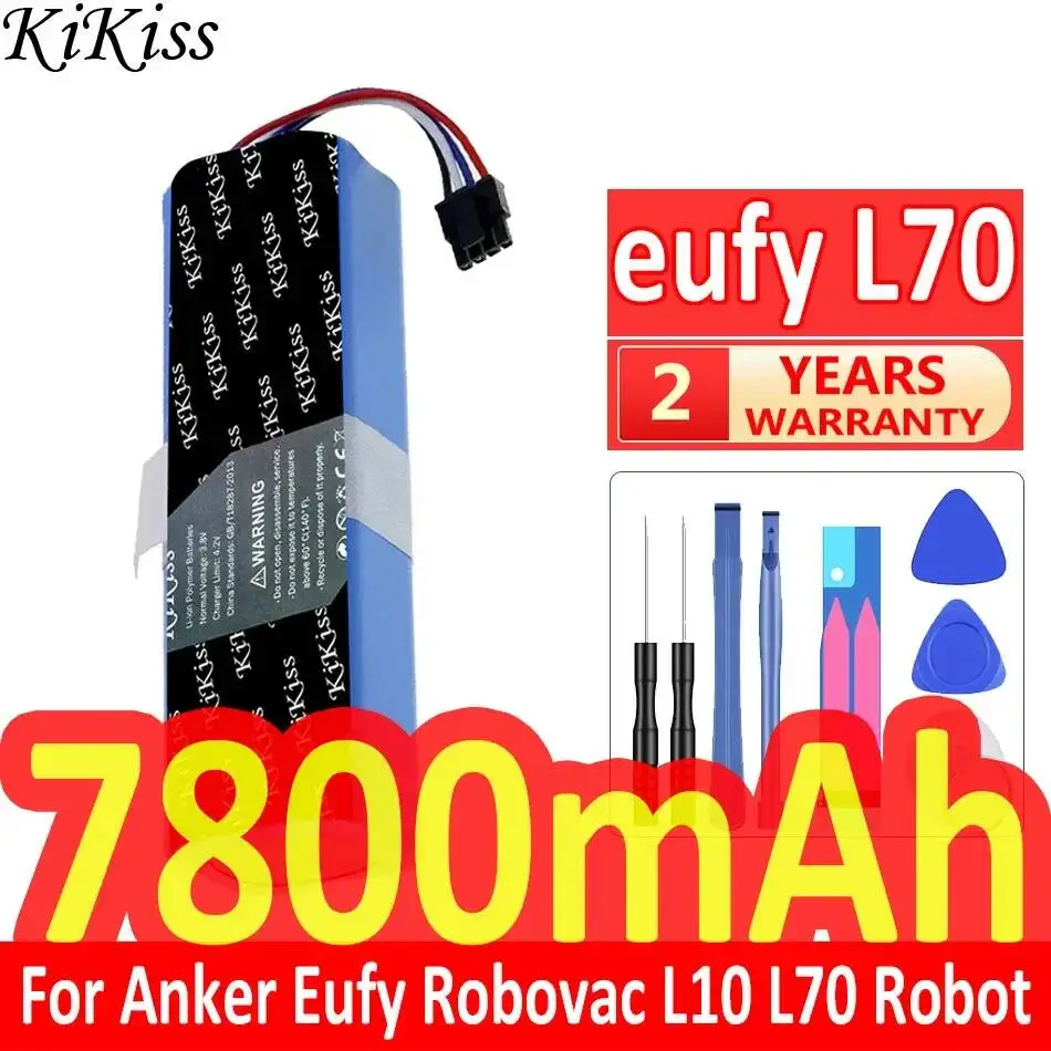 Robotic Vacuum Cleaner Accessories Battery 7800mAh For Anker Eufy Robovac L10 L70 Robot Vacuum Cleaner Accessories Spare Parts
Robotic Vacuum Cleaner Accessories Battery 7800mAh For Anker Eufy Robovac L10 L70 Robot Vacuum Cleaner Accessories Spare Parts