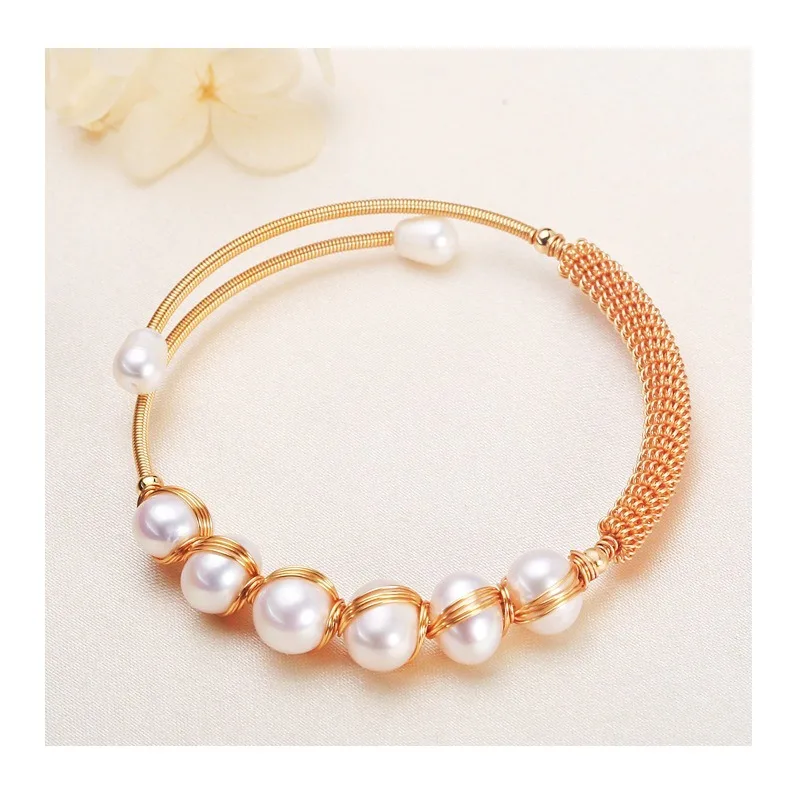 Twist Wound Pearl Opening Bracelet Fashion Light Luxury Temperament High-end Bracelet New Jewelry
Twist Wound Pearl Opening Bracelet Fashion Light Luxury Temperament High-end Bracelet New Jewelry
