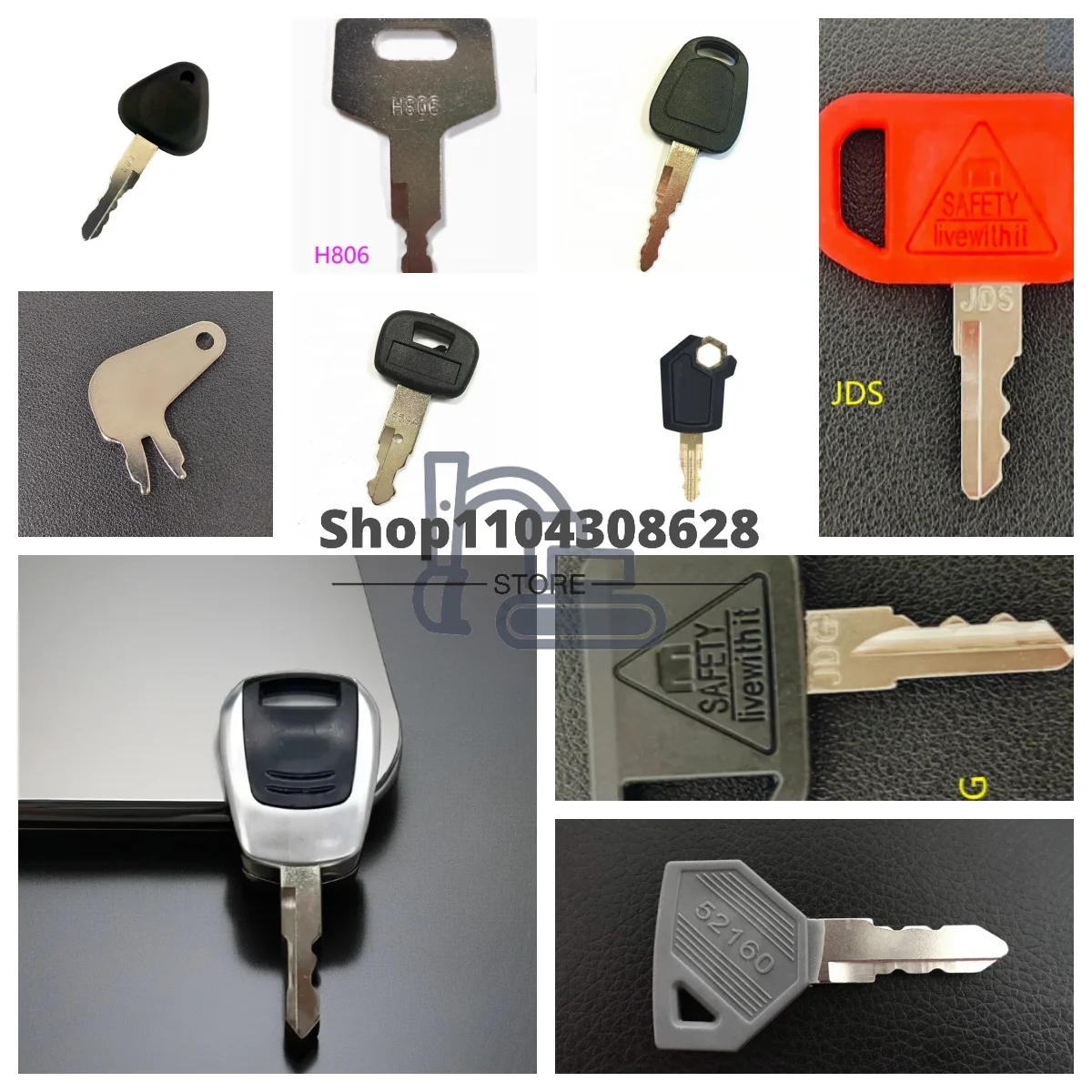 10PCS Machinery Master Key Set Fit for Kubota YM Takeuchi 5P8500 Machinery Digger NEW
10PCS Machinery Master Key Set Fit for Kubota YM Takeuchi 5P8500 Machinery Digger NEW