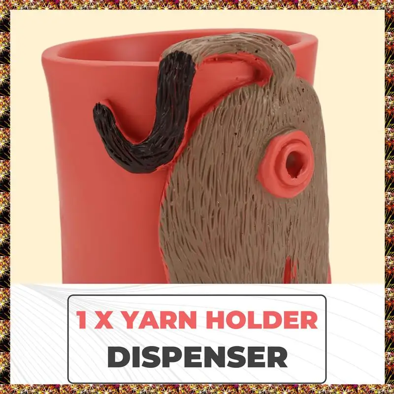 BTCL Cat Yarn Bowl Artwork Yarn Holder Dispenser With Hole, Knitting Basket For Desktop Bedroom C
BTCL Cat Yarn Bowl Artwork Yarn Holder Dispenser With Hole, Knitting Basket For Desktop Bedroom C