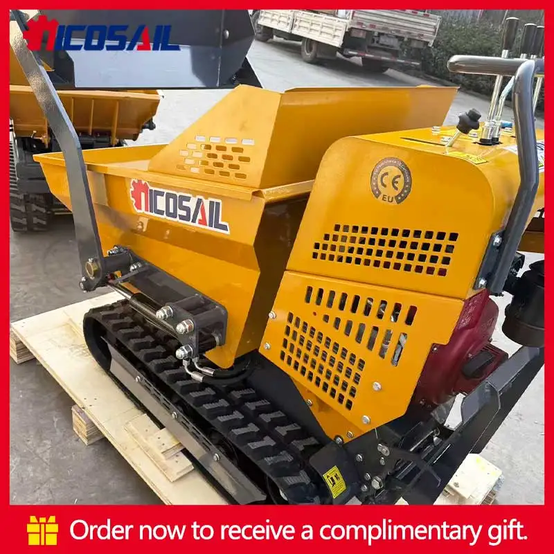 500KG Liftable Mini Crawler Dumper Rubber Track for Warehouse High Shelf Equipment Transport
500KG Liftable Mini Crawler Dumper Rubber Track for Warehouse High Shelf Equipment Transport