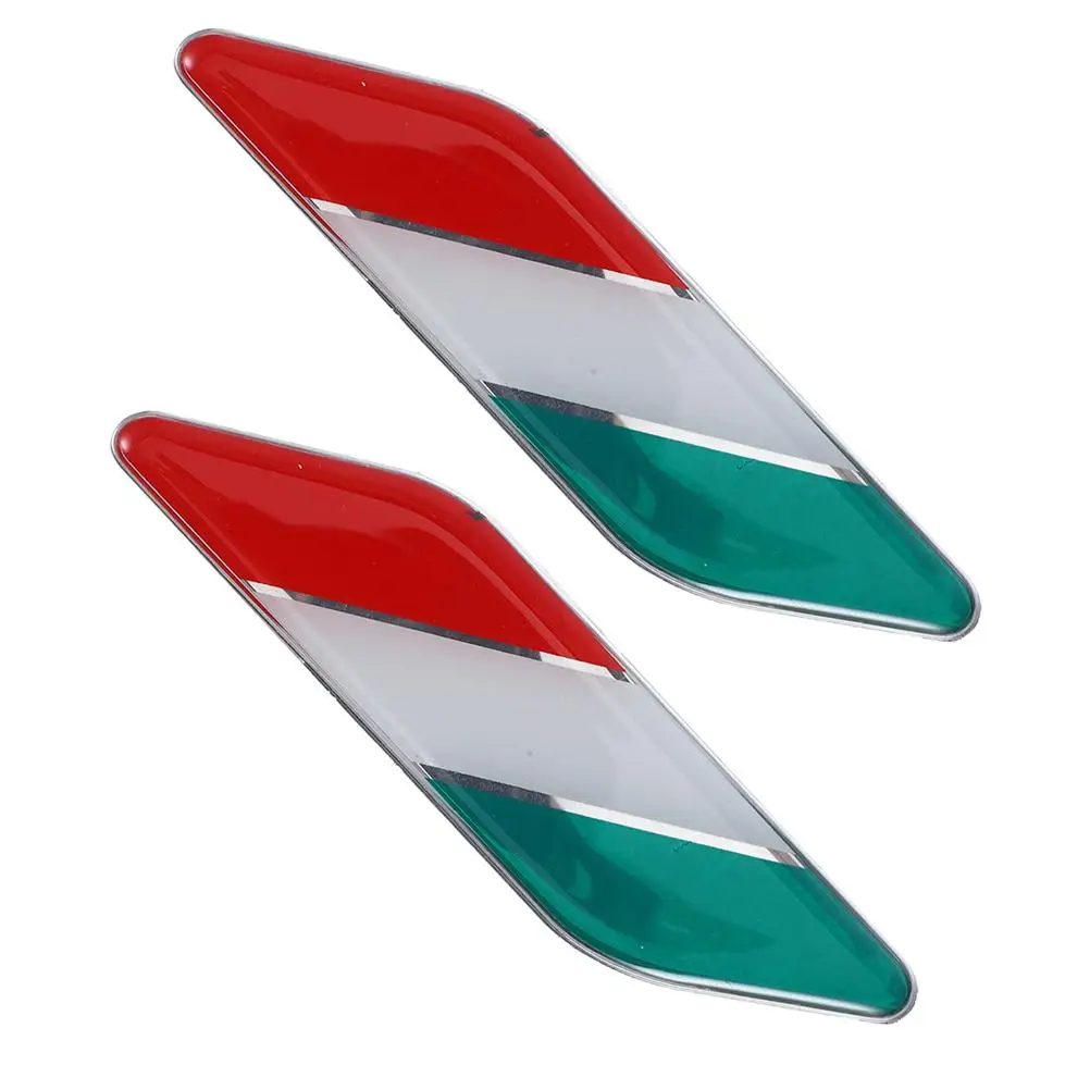 2 Pcs Car Body Stickers Italian Flag Decals Automotive Decor Universal Vehicle Exterior Accessories Aluminum
2 Pcs Car Body Stickers Italian Flag Decals Automotive Decor Universal Vehicle Exterior Accessories Aluminum