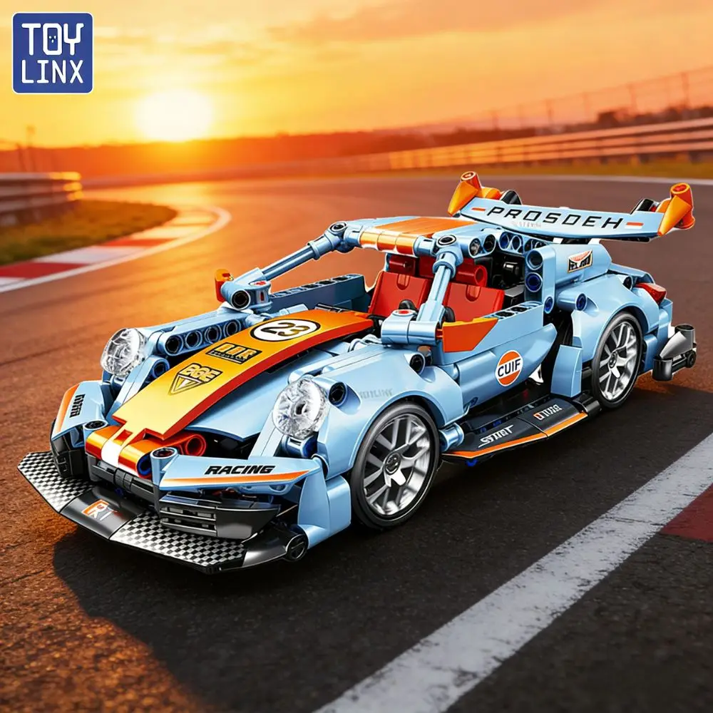 KAVOWORLD 523PCS 1:18 Pull Back Racing Car Building Blocks Set Sports Car Model DIY Assembly Toy for Teenagers Car Amateurs Gift
KAVOWORLD 523PCS 1:18 Pull Back Racing Car Building Blocks Set Sports Car Model DIY Assembly Toy for Teenagers Car Amateurs Gift